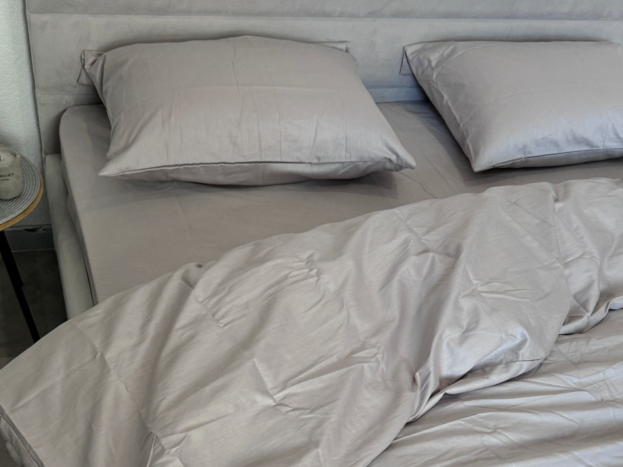 Пододеяльник 210x220 Ecotton Сатин Chateau Grey 15-4503