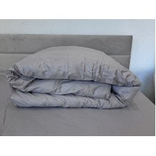 Пододеяльник 180x215 Ecotton Сатин Chateau Grey 15-4503