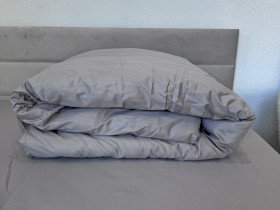 Підковдра 210x220 Ecotton Сатин Chateau Grey 15-4503