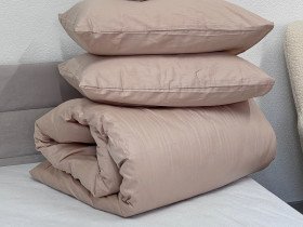 Пододеяльник 180x215 Ecotton Сатин Shifting Sand 14-1210