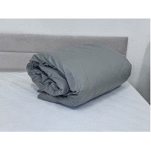 Пододеяльник 150x215 Ecotton Сатин Серый Natural 17-4402