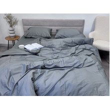Пододеяльник 150x215 Ecotton Сатин Серый Natural 17-4402