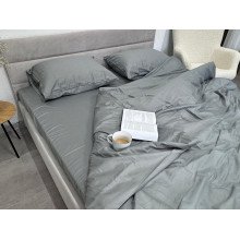 Пододеяльник 150x215 Ecotton Сатин Серый Natural 17-4402
