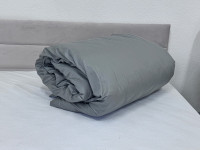 Пододеяльник 150x215 Ecotton Сатин Серый Natural 17-4402