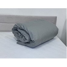 Пододеяльник 150x215 Ecotton Сатин Серый Natural 17-4402