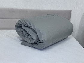 Пододеяльник 150x215 Ecotton Сатин Серый Natural 17-4402