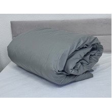 Пододеяльник 210x200 Ecotton Сатин Серый Natural 17-4402