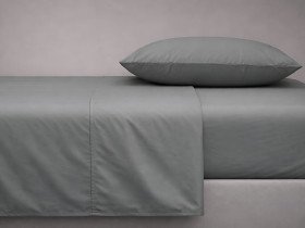 Пододеяльник 150x215 Ecotton Сатин Серый Natural 17-4402