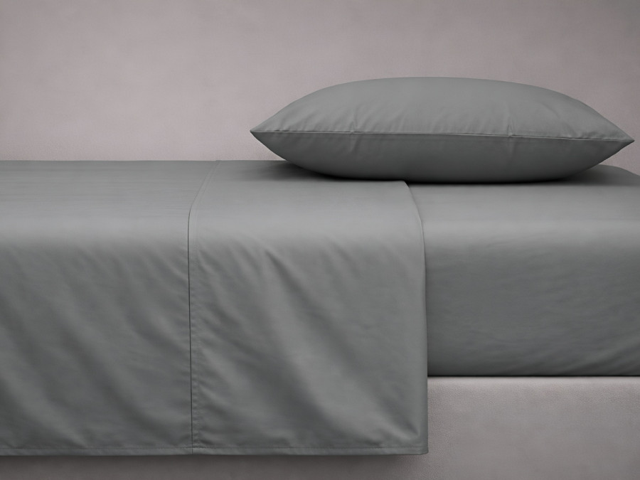Пододеяльник 150x215 Ecotton Сатин Серый Natural 17-4402