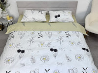 Duvet cover 150x215 satin Ecotton 24303