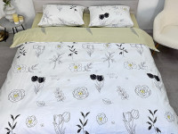 Duvet cover 150x215 satin Ecotton 24303