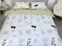 Duvet cover 150x215 satin Ecotton 24303