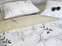 Duvet cover 150x215 satin Ecotton 24303