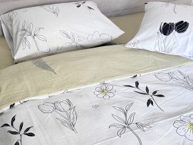 Duvet cover 150x215 satin Ecotton 24303
