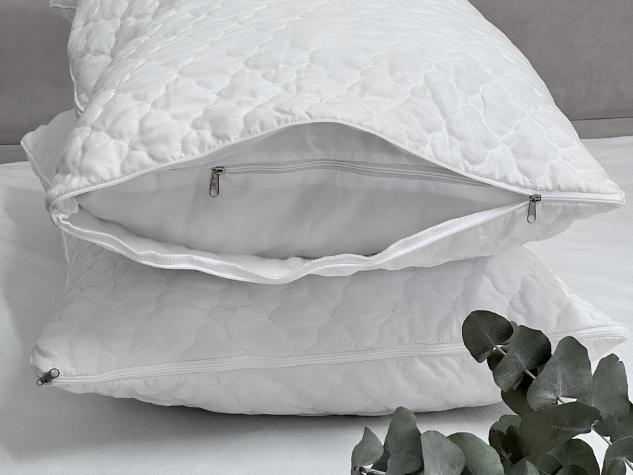 Чехол для подушки 50x70 Ecotton Полисатин стеганый