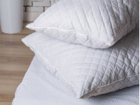Подушка 40x60 Ecotton Холофайбер Ranforce Серый 10-0090
