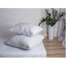 Подушка 40x60 Ecotton Холофайбер Ranforce Серый 10-0090