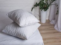 Подушка 40x60 Ecotton Холофайбер Ranforce Серый 10-0090