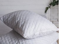 Подушка 40x60 Ecotton Холофайбер Ranforce Серый 10-0090