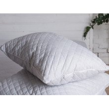 Подушка 40x60 Ecotton Холофайбер Ranforce Серый 10-0090