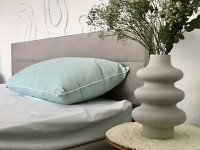 Подушка 50x70 100% Пух Тик Голубой 40-0794