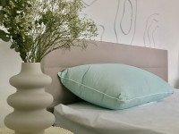 Подушка 50x70 100% Пух Тик Голубой 40-0794