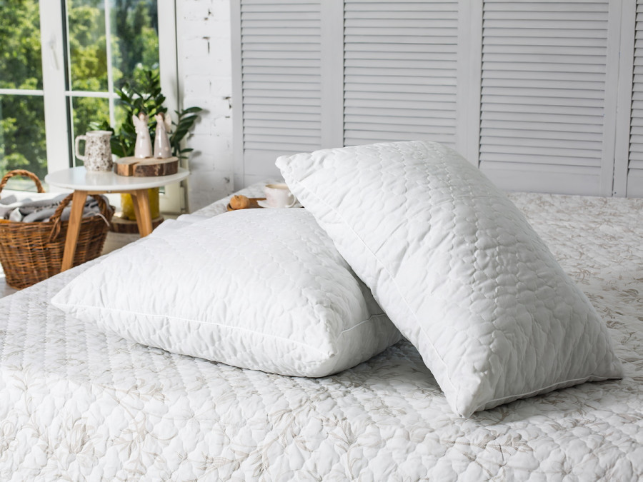 Подушка 50x70 Ecotton Полисатин Ranforce Белый 20-0709