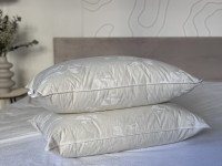 Подушка 50x70 10% Пух Тик Бежевый Роза