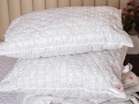 Подушка 70x70 Ecotton Холофайбер Ranforce Бежевий 40-0915