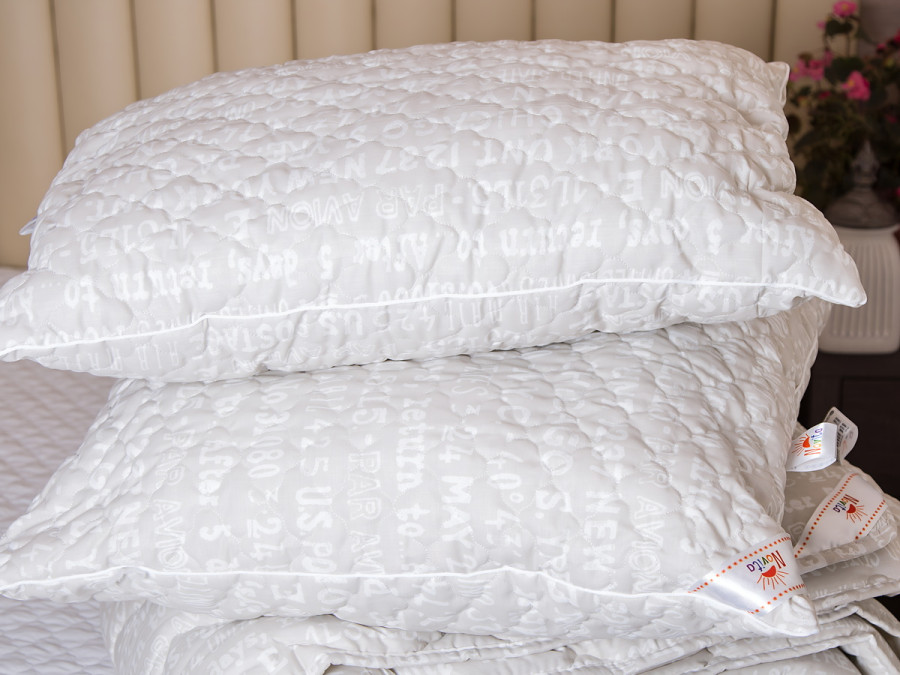 Подушка 70x70 Ecotton Холофайбер Ranforce Бежевий 40-0915