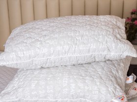 Подушка 70x70 Ecotton Холофайбер Ranforce Бежевий 40-0915