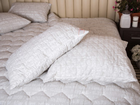 Подушка 70x70 Ecotton Холофайбер Ranforce Бежевий 40-0915