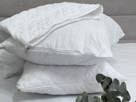 Подушка 50x70 Ecotton Холофайбер Полисатин дополнительный чехол
