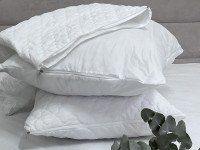 Подушка 50x70 Ecotton Холофайбер Полісатин додатковий чохол