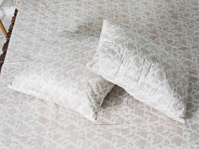 Подушка 70x70 Ecotton Холофайбер Ranforce Бежевий 20-1154