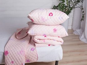 Подушка 40x60 Ecotton Холофайбер Ranforce Рожевий 40-0986