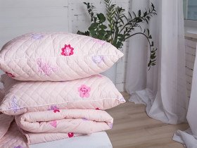 Подушка 40x60 Ecotton Холофайбер Ranforce Рожевий 40-0986