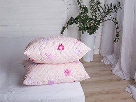 Подушка 40x60 Ecotton Холофайбер Ranforce Рожевий 40-0986