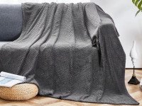 Покривало 150x200 Ecotton Люкс Сірий 17-4405