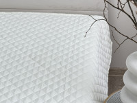 Покрывало 220x240 Ecotton Полисатин Cream White