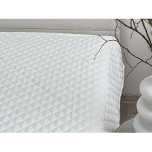 Покрывало 220x240 Ecotton Полисатин Cream White