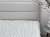 Покрывало 200x220 Ecotton Полисатин Cream White