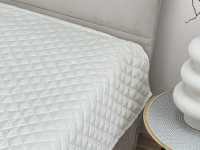 Покрывало 220x240 Ecotton Полисатин Cream White