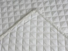 Покрывало 220x240 Ecotton Полисатин Cream White