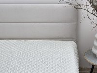 Покрывало 200x220 Ecotton Полисатин Cream White