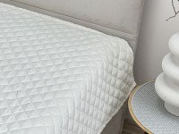 Покрывало 220x240 Ecotton Полисатин Cream White
