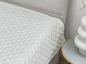 Покрывало 220x240 Ecotton Полисатин Cream White