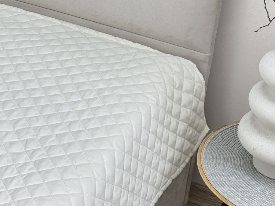 Покривало 150x220 Ecotton Полісатин Cream White