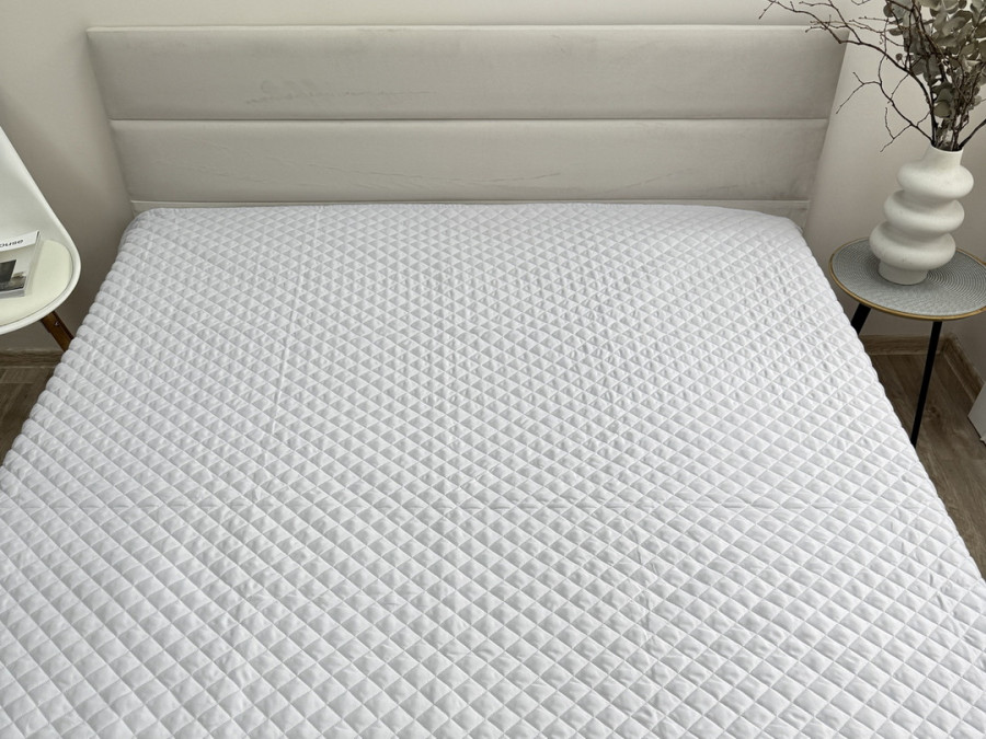Покрывало 150x220 Ecotton Полисатин Light Grey