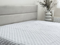 Покрывало 220x240 Ecotton Полисатин Light Grey